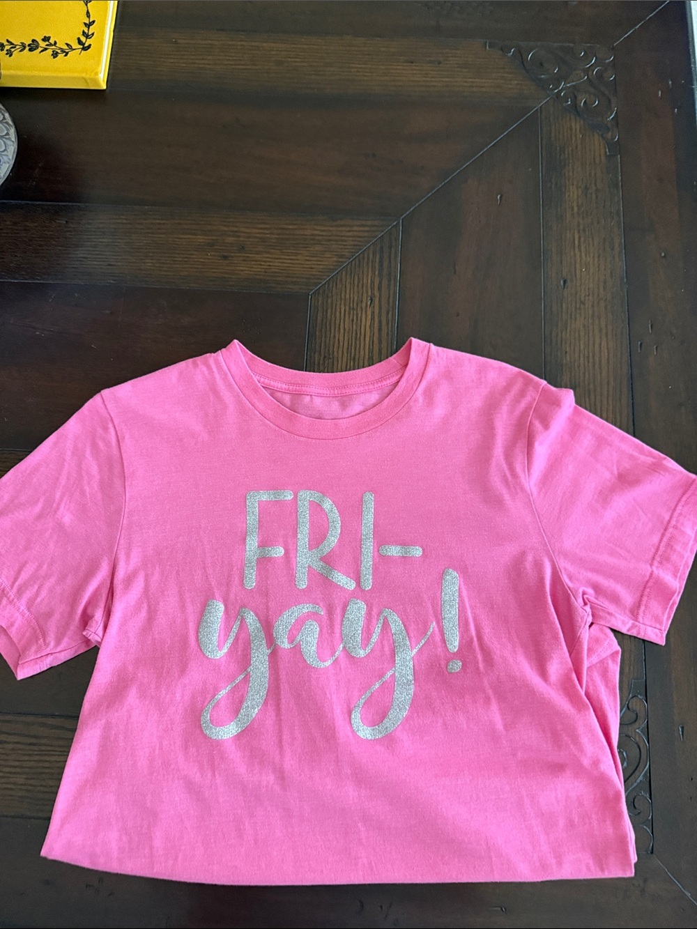 Women’s Pink "Fri-yay!" FUN Graphic Tee